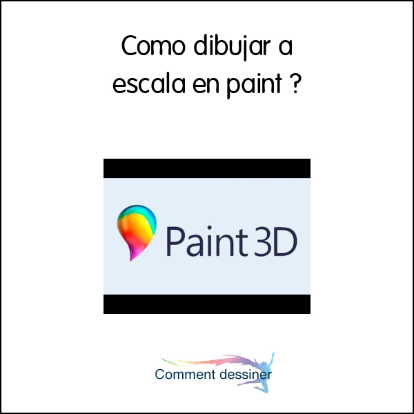 Como dibujar a escala en paint